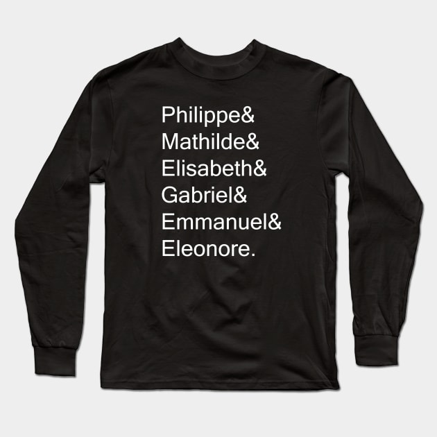 Belgian Royal Family Long Sleeve T-Shirt by SignyC